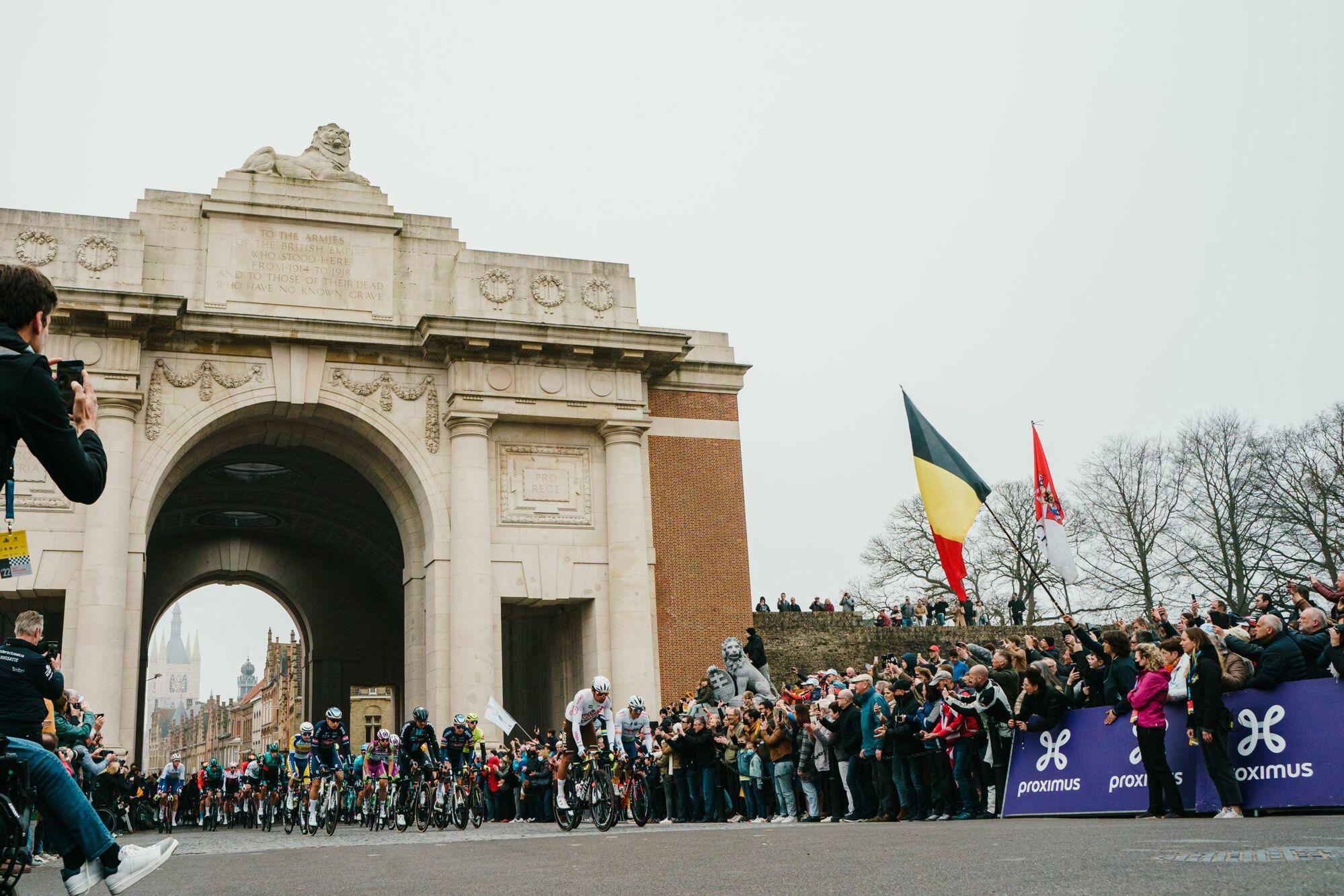 Proximus recycle action during Gent-Wevelgem